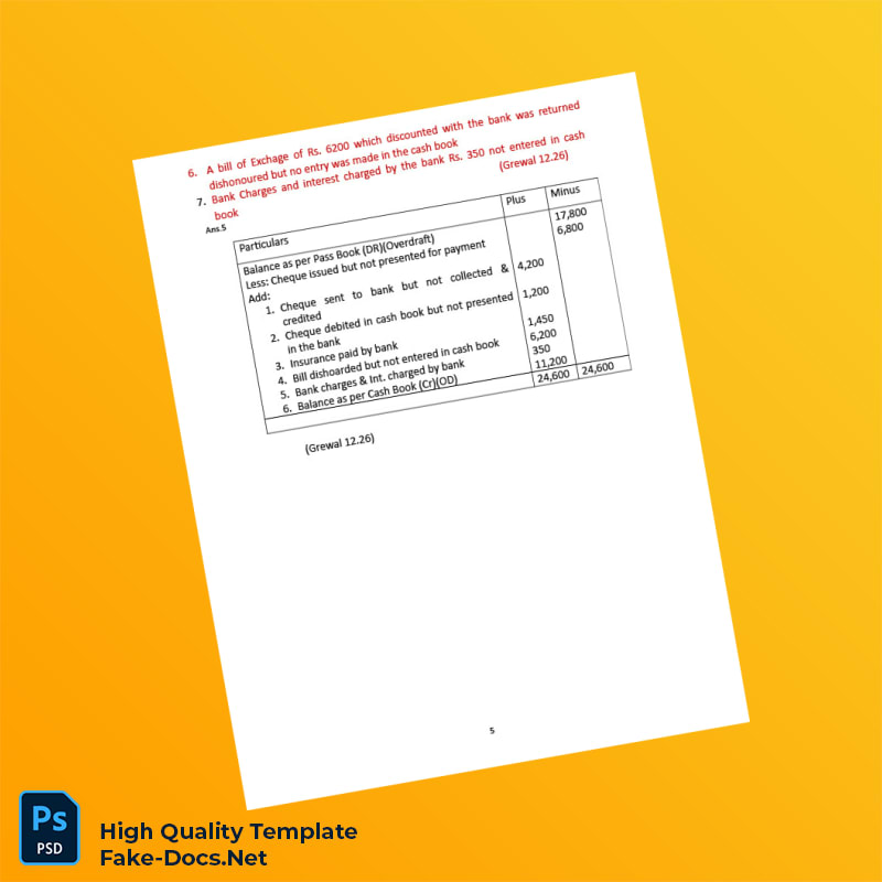 India Template in Word and PDF formats 5 page India Template in Word and PDF formats 5 page