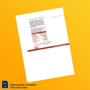 India Vodafone Essar Limited Editable Payment Confirmation Template in Word and PDF formats