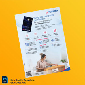 India YES BANK Editable Credit Card One Pager Template in Word and PDF formats 2 page India YES BANK Editable Credit Card One Pager Template in Word and PDF formats 2 page