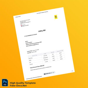 Indonesia PT PLN Persero Editable Electricity Bill Template in Word and PDF formats 4 page Indonesia PT PLN Persero Editable Electricity Bill Template in Word and PDF formats 4 page