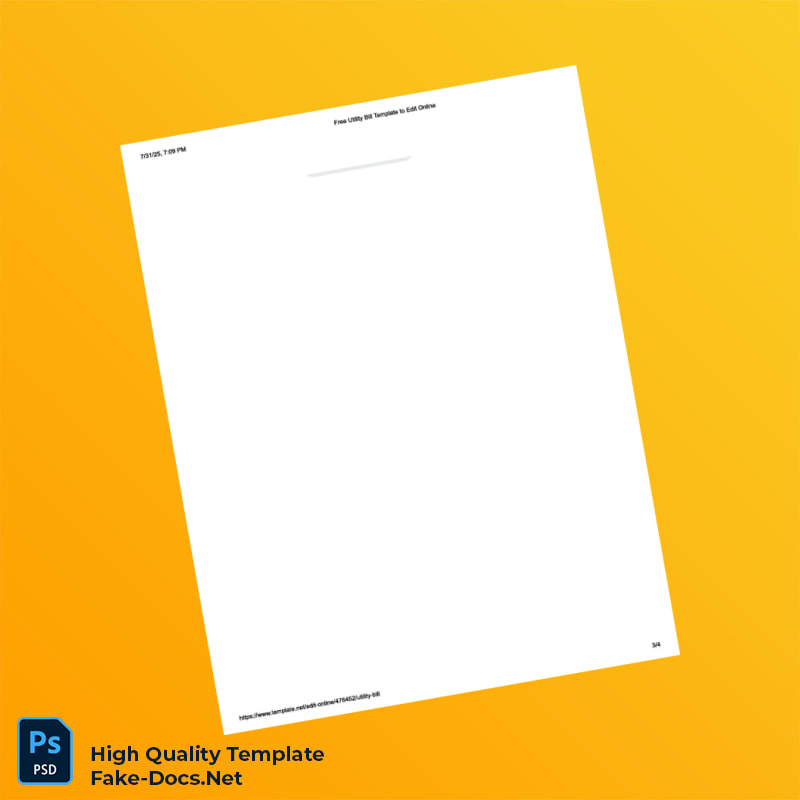 Indonesia PT PLN Persero Editable Electricity Bill Template in Word and PDF formats 4 page Indonesia PT PLN Persero Editable Electricity Bill Template in Word and PDF formats 4 page