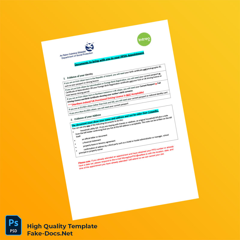 Ireland Editable Appointment Letter Template in Word and PDF formats 2 page Ireland Editable Appointment Letter Template in Word and PDF formats 2 page