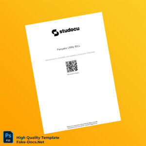 Kenya KPLC Editable Electricity Bill Template in Word and PDF formats 2 page