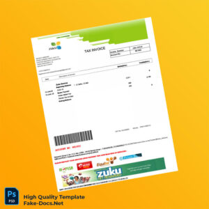 Kenya Wananchi Group K Ltd Editable Internet Bill Template in Word and PDF formats 2 page