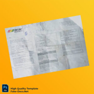 Nigeria Editable Electricity Bill Template in Word and PDF formats