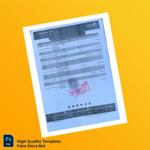 Nigeria Ngwa Bank Statement Template in Word and PDF formats 4 page