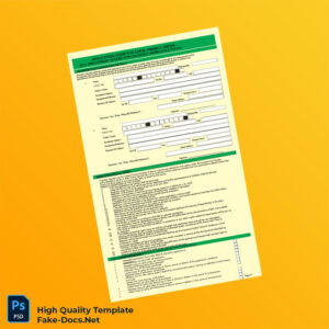 Pakistan Editable Lease Finance Application Form Template in Word and PDF formats