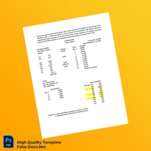 Philippines Bank Reconciliation Roi Book Center Template in Word and PDF formats 4 page