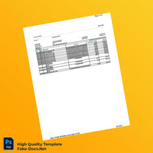 Saudi Arabia Editable Financial Transaction Template in Word and PDF formats