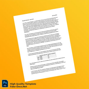 South Africa Editable Business Proposal Template in Word and PDF formats 2 page