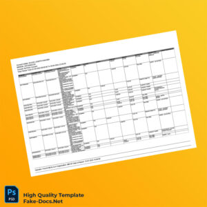 Tanzania Editable Transaction Summary Template in Word and PDF formats 4 page