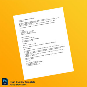 UAE City Bank Statement Template in Word and PDF formats UAE City Bank Statement Template in Word and PDF formats