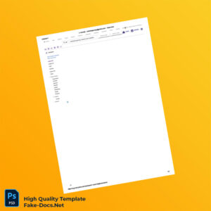 UK Editable Identity Document Template in Word and PDF formats 2 page UK Editable Identity Document Template in Word and PDF formats 2 page