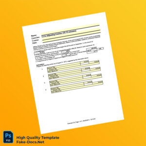 USA Ace Computer Services Editable Adjusting Entries Template in Word and PDF formats