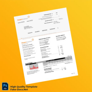 USA Ambit Energy Editable Utility Bill Template in Word and PDF formats 3 page USA Ambit Energy Editable Utility Bill Template in Word and PDF formats 3 page