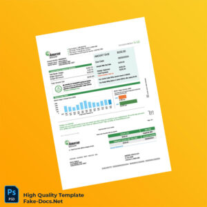 USA Ameren Editable Utility Bill Template in Word and PDF formats 4 page USA Ameren Editable Utility Bill Template in Word and PDF formats 4 page