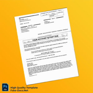 USA AmerenIP Editable Utility Bill Template in Word and PDF formats