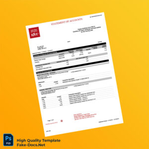 USA BECU Bank Statement Template in Word and PDF formats 2 page USA BECU Bank Statement Template in Word and PDF formats 2 page