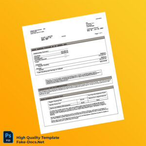 USA Citibank Bank Statement Template in Word and PDF formats 4 page