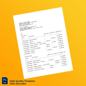 USA Community Federal Bank Editable Bank Statement Template in Word and PDF formats 2 page