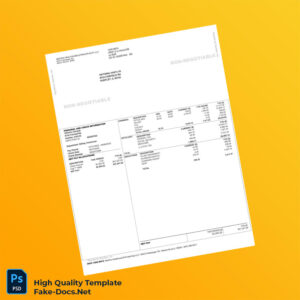 USA Cross River Bank Bank Statement Template in Word and PDF formats 3 page