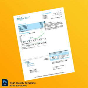 USA Duke Energy Editable Electricity Bill Template in Word and PDF formats 3 page USA Duke Energy Editable Electricity Bill Template in Word and PDF formats 3 page