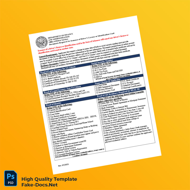 USA Editable Required Documents List Template in Word and PDF formats USA Editable Required Documents List Template in Word and PDF formats