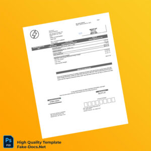 USA GDF SUEZ Energy Resources Editable Utility Bill Template in Word and PDF formats 4 page USA GDF SUEZ Energy Resources Editable Utility Bill Template in Word and PDF formats 4 page