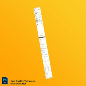 USA Howard Bank Bank Statement Template in Word and PDF formats USA Howard Bank Bank Statement Template in Word and PDF formats