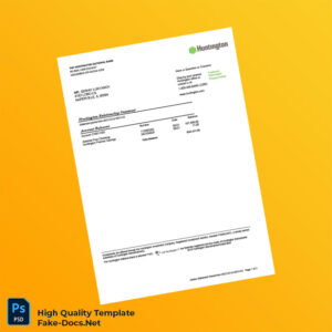 USA Huntington Bank Statement Template in Word and PDF formats 3 page USA Huntington Bank Statement Template in Word and PDF formats 3 page