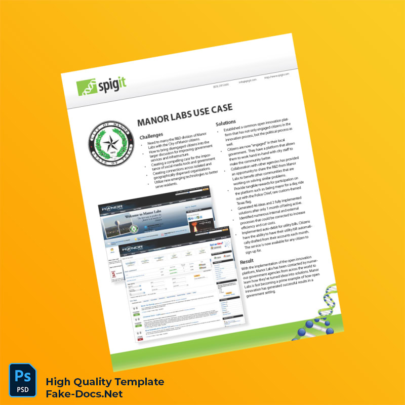 USA Manor Labs Editable Use Study Template in Word and PDF formats USA Manor Labs Editable Use Study Template in Word and PDF formats