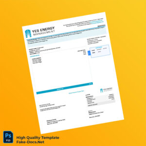 USA Monte Vista Editable Utility Billing Statement Template in Word and PDF formats 2 page USA Monte Vista Editable Utility Billing Statement Template in Word and PDF formats 2 page