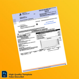 USA National Fuel Gas Distribution Corporation Editable Gas Bill Template in Word and PDF formats 2 page USA National Fuel Gas Distribution Corporation Editable Gas Bill Template in Word and PDF formats 2 page
