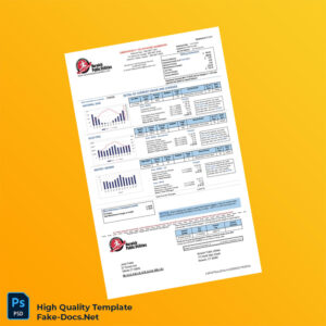 USA Norwich Public Utilities Editable Utility Bill Template in Word and PDF formats