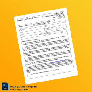 USA Philadelphia Parking Authority Editable Day Pass Parking Permit Application Template in Word and PDF formats USA Philadelphia Parking Authority Editable Day Pass Parking Permit Application Template in Word and PDF formats