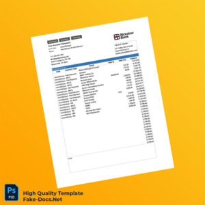 USA TemplateLab Bank Statement Template Template in Word and PDF formats USA TemplateLab Bank Statement Template Template in Word and PDF formats