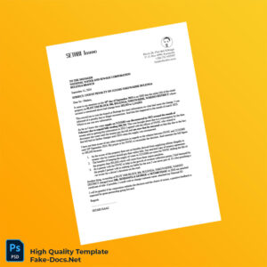 Uganda National Water and Sewage Corporation Editable Water Bill Template in Word and PDF formats