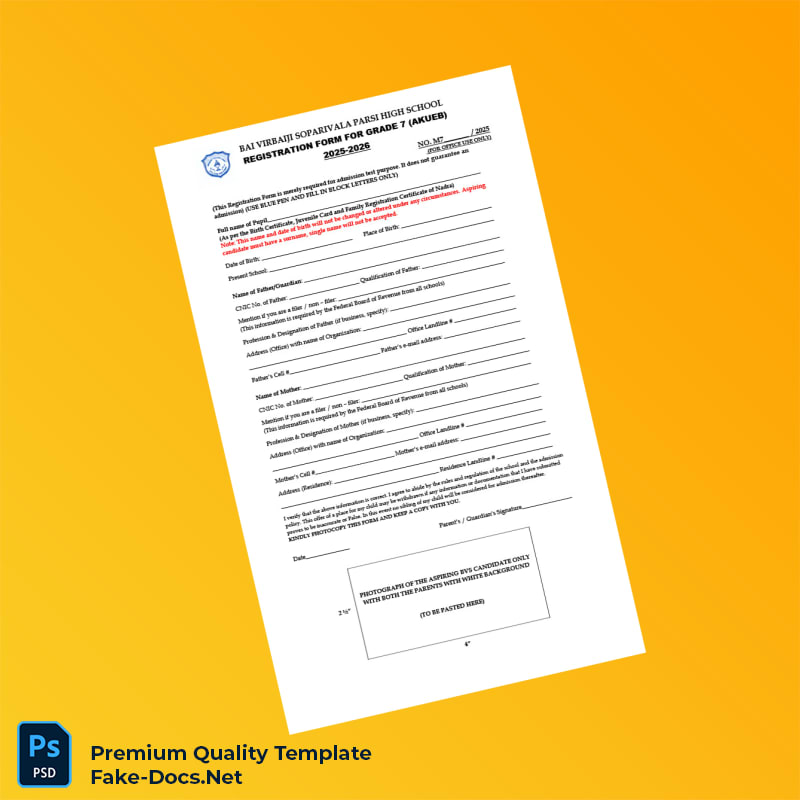 AKUEB Registration Form for Grade 6 Outsiders 2025-2026 5 page AKUEB Registration Form for Grade 6 Outsiders 2025-2026 5 page