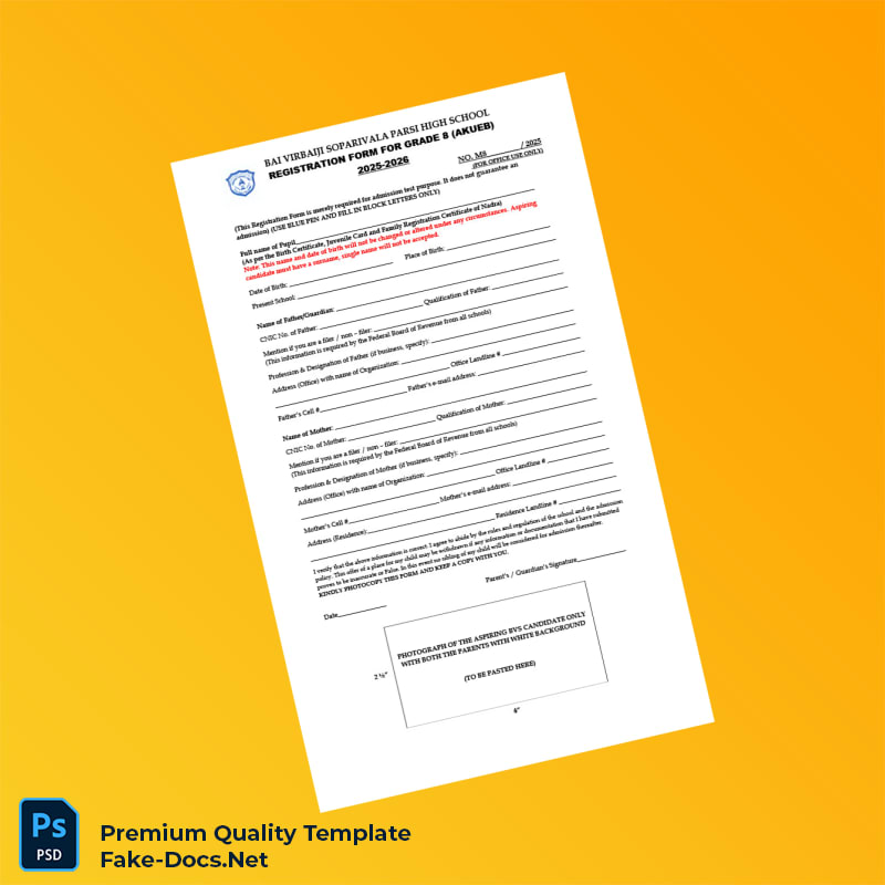 AKUEB Registration Form for Grade 6 Outsiders 2025-2026 5 page AKUEB Registration Form for Grade 6 Outsiders 2025-2026 5 page