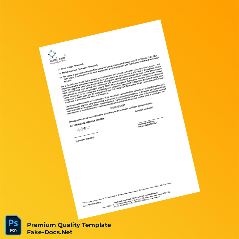 Aman Singla Ol Employment Verification Letter Template (Word & PDF) 6 page Aman Singla Ol Employment Verification Letter Template (Word & PDF) 6 page