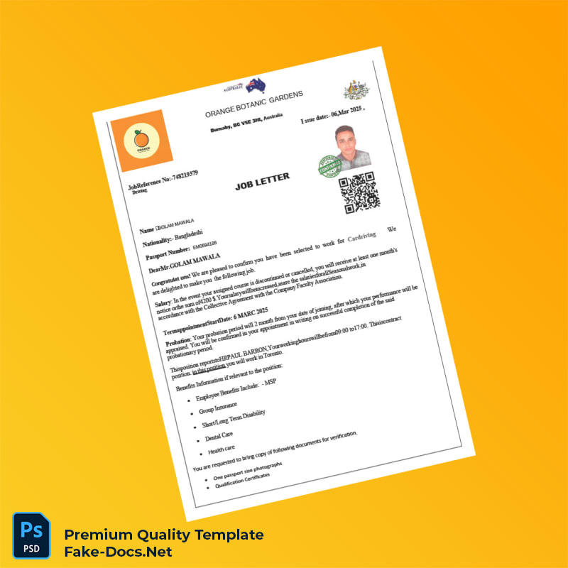 Australia Cardriving Employment Verification Letter Template (Word & PDF) 3 page Australia Cardriving Employment Verification Letter Template (Word & PDF) 3 page