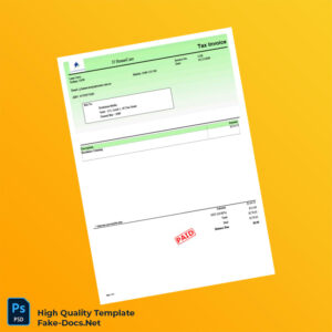 Australia JJ HomeCare Invoice Template in Word and PDF formats Australia JJ HomeCare Invoice Template in Word and PDF formats