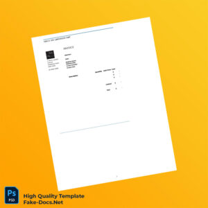 Australia Sails on Lavender Bay Invoice Template in Word and PDF formats