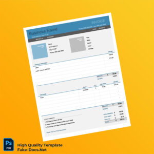 Auto Repair Invoice Template in Word and PDF formats 7 page Auto Repair Invoice Template in Word and PDF formats 7 page