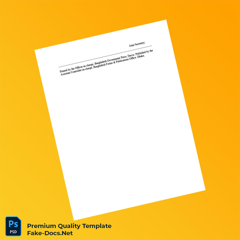 Bangladesh Chief Controller of Imports and Exports Registration Certificate Template (Word & PDF) 8 page Bangladesh Chief Controller of Imports and Exports Registration Certificate Template (Word & PDF) 8 page