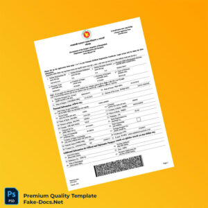 Bangladesh Department of Immigration and Passports Passport Application Form Template (Word & PDF) 3 page