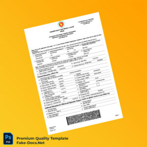 Bangladesh Department of Immigration and Passports Registration Certificate Template (Word & PDF) 3 page