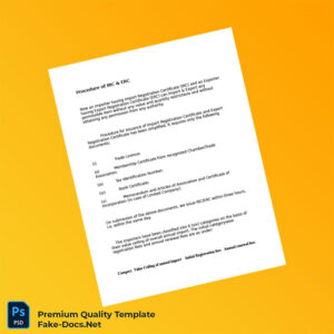 Bangladesh Ministry of Commerce Import Registration Certificate and Export Registration Certificate Procedure Template in Word a 2 page Bangladesh Ministry of Commerce Import Registration Certificate and Export Registration Certificate Procedure Template in Word a 2 page