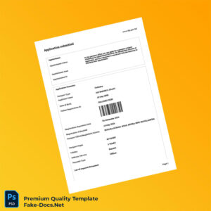 Bangladesh Passport Registration Certificate Template (Word & PDF) 2 page Bangladesh Passport Registration Certificate Template (Word & PDF) 2 page