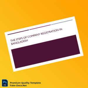 Bangladesh Registrar of Joint Stock Companies Company Registration Certificate Template (Word & PDF) 7 page Bangladesh Registrar of Joint Stock Companies Company Registration Certificate Template (Word & PDF) 7 page